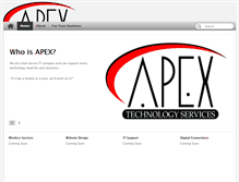 Tablet Screenshot of apextechnologyservices.com